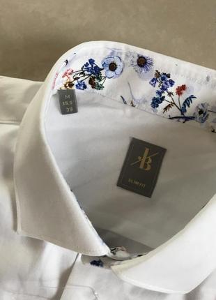 Рубашка стильная модная дорогой бренд jacques britt размер м или 39/15,57 фото