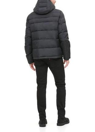 1, теплая зимняя черная мужская  куртка tommy hilfiger томми хилфигер размер l tall для  высоких оригинал5 фото