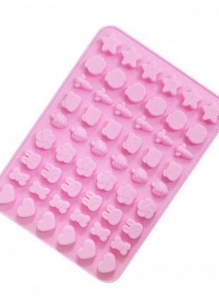 Силиконовая форма для конфет - ассорти