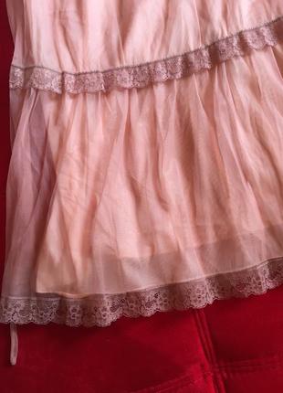 Легкое летнее воздушное фатиновое кружевное платье платьице helen stuart2 фото