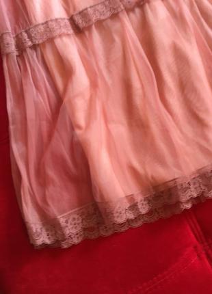 Легкое летнее воздушное фатиновое кружевное платье платьице helen stuart6 фото