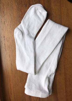 Белые колготки