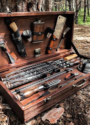 Подарунковий набір для шашлику бізон gorillas bbq