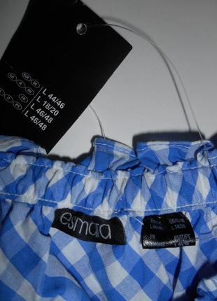 Бавовняна блуза з мереживом в стилі кантрі.7 фото