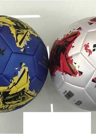 Мяч футбольный 2 вида, 320-340 грамм, tpu, резиновый баллон, размер №5, c55993