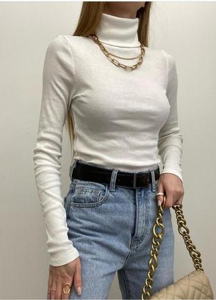 Белый гольфик от newlook