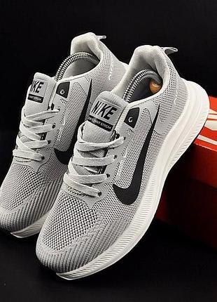 👟кроссовки женские nike zoom flyknit gray &amp; black👟