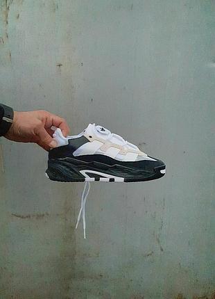 Кроссовки adidas niteball 
•black white•