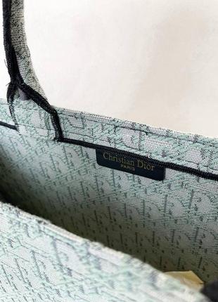 Стильна шоппер сумка текстиль christian dior7 фото