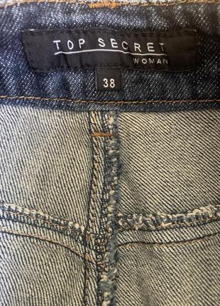 Темно синяя джинсовая юбка top secret, польша 🇵🇱3 фото