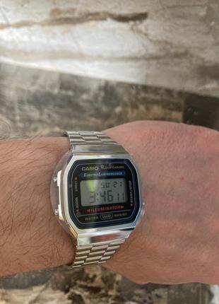 Casio vintage silver a168wa-17 фото