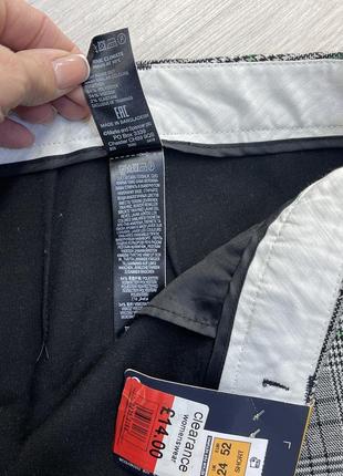 Штаны в клетку m&s 8