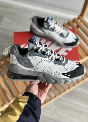 Мужские кроссовки nike air max 270 react x travis scott grey 40-41-42-43-44-45