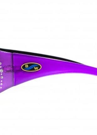 Очки поляризационные bluwater biscayene purple polarized (gray) серые3 фото