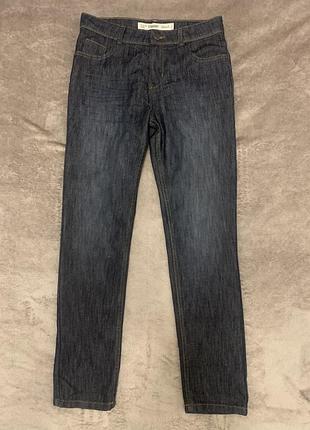 Джинсы мужские подростковые denim&co осень/ весна размер на возраст 13-14 лет цвет темно-синий