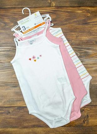 Комплект бодика 3 шт из натуральной ткани от ovs италия