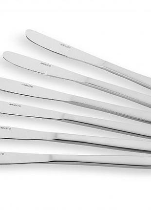 Столовые ножи ardesto 6 шт - набор столовых ножей, ножи для вторых блюд