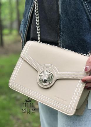 Сумка на довгій ручці cross-body сумочка трендова і стильна кроссбоди david jones