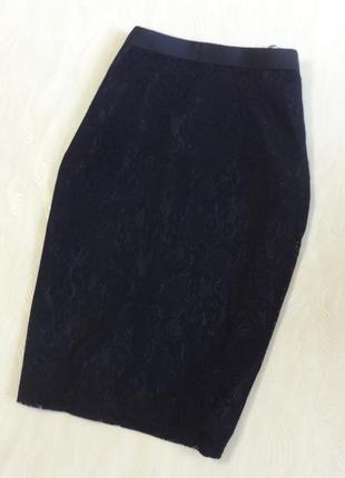 Ажурная юбка карандаш george, р.10