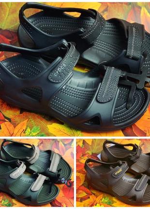 Чоловічі сандалі босоніжки crocs swiftwater river sandal