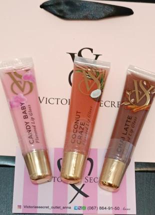 Смачний блиск lip gloss victoria's secret виктория сикрет вікторія сікрет оригінал4 фото