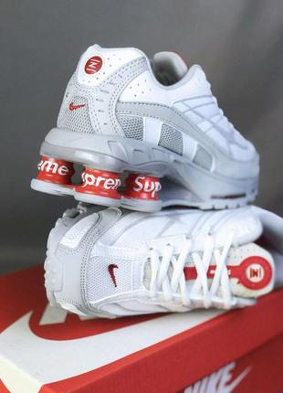 Кроссовки в стиле nike supreme shox ride 2