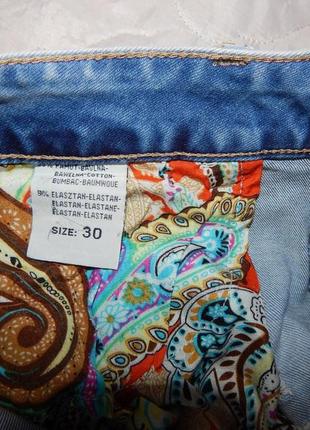 Шорти жіночі оригінал джинс miss curry сток, 48-50 ukr, w 30, 002rt (тільки в зазначеному розмірі, тільки 1 шт.)7 фото