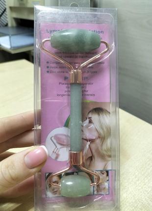 Pro tip роликовий массажер для обличчя, з нефритового каміння