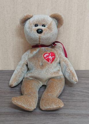 Мишка винтажный 1999 signature bear ty