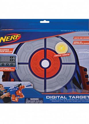 Nerf ігрова електронна мішень jazwares nerf elite strike and score digital target