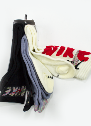 Шкарпетки nike everyday plus cushioned l 42-46 високі dq9168-9022 фото