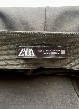 Брюки zara черные4 фото