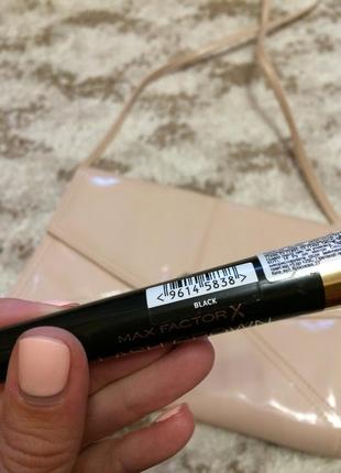 Туш для вій max factor lash crown lash mascara crown wtp 01 black у подарунок7 фото