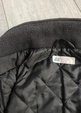 Куртка бомпер, h&amp;m, деми, 118-128 см4 фото