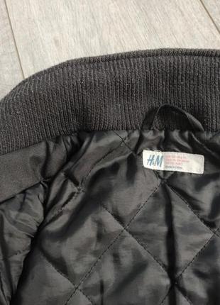 Шикарна куртка бомпер, h&m, демі, 118-128 см 4