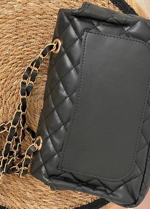 Стильная женская сумка на плечо черная модная3 фото