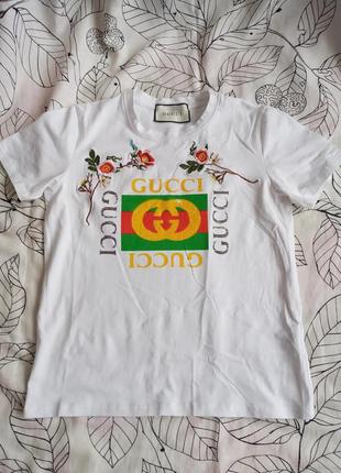 Котонова футболка gucci