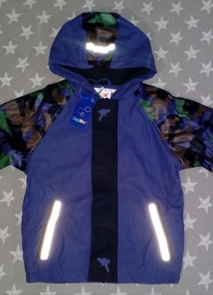Дитячий дощовик на флісі, куртка грязепруф lupilu німеччина1 фото