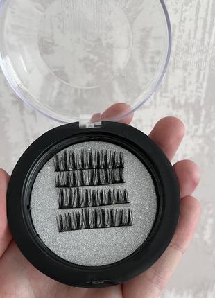 Магнитные ресницы magnetic lashes professional eye lash на двух магнитах 0092 фото