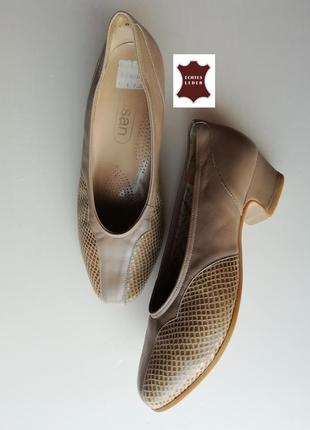 Немецкие туфли премиум-класса , бренд fasan   - 39 размер