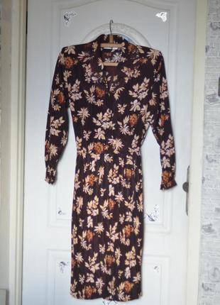 Винтажное платье из бабусиного шкафа, оверсайз1 фото