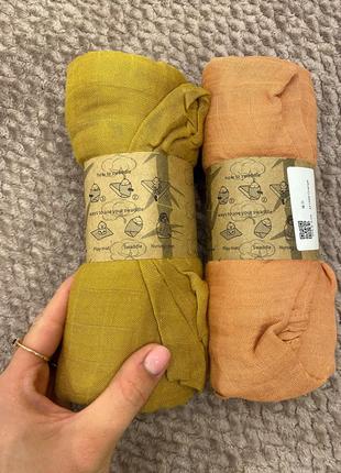 Бамбуковые пеленки-одеяла2 фото