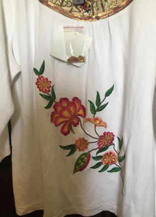 Кофта з вишивкою marks & spenser