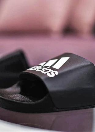 Мужские шлёпанцы тапочки adidas сланцы2 фото