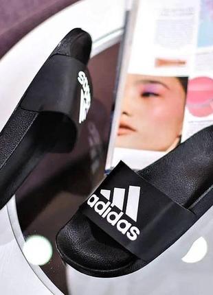 Мужские шлёпанцы тапочки adidas сланцы6 фото