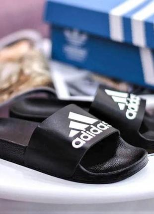 Мужские шлёпанцы тапочки adidas сланцы5 фото