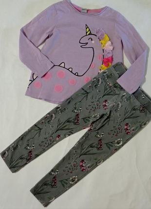 Реглан , штаны  фирма primark на 3-4 года на 104 см