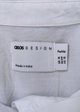 Подовжена біла сорочка asos5 фото