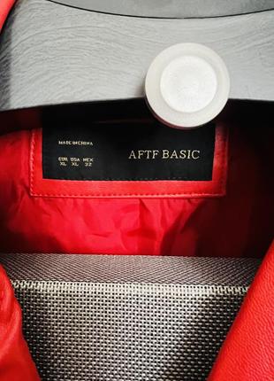 Куртка екошкіра косуха червона aftf basic4 фото