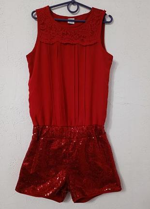 Ромпер, комбинезон с пайетками